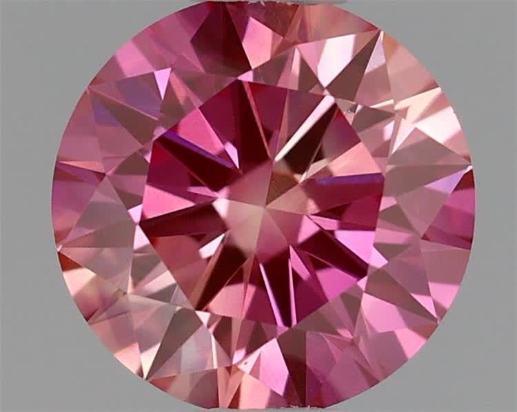 0.55 Carat Round Shape Lab Grown Diamond