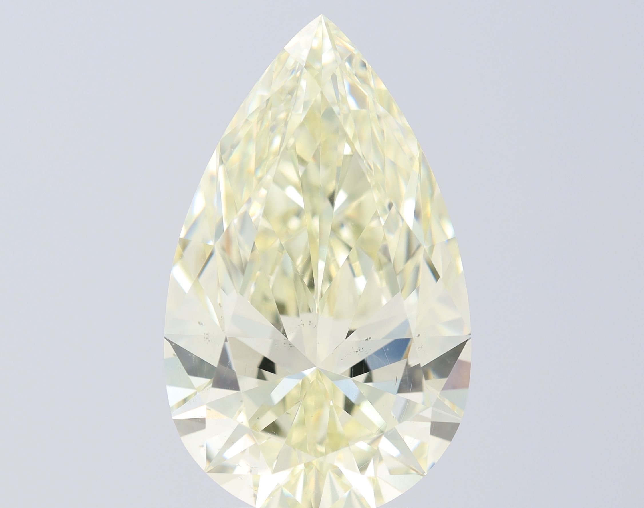 3.53 Carat L-VS2 Pear Cut Diamond